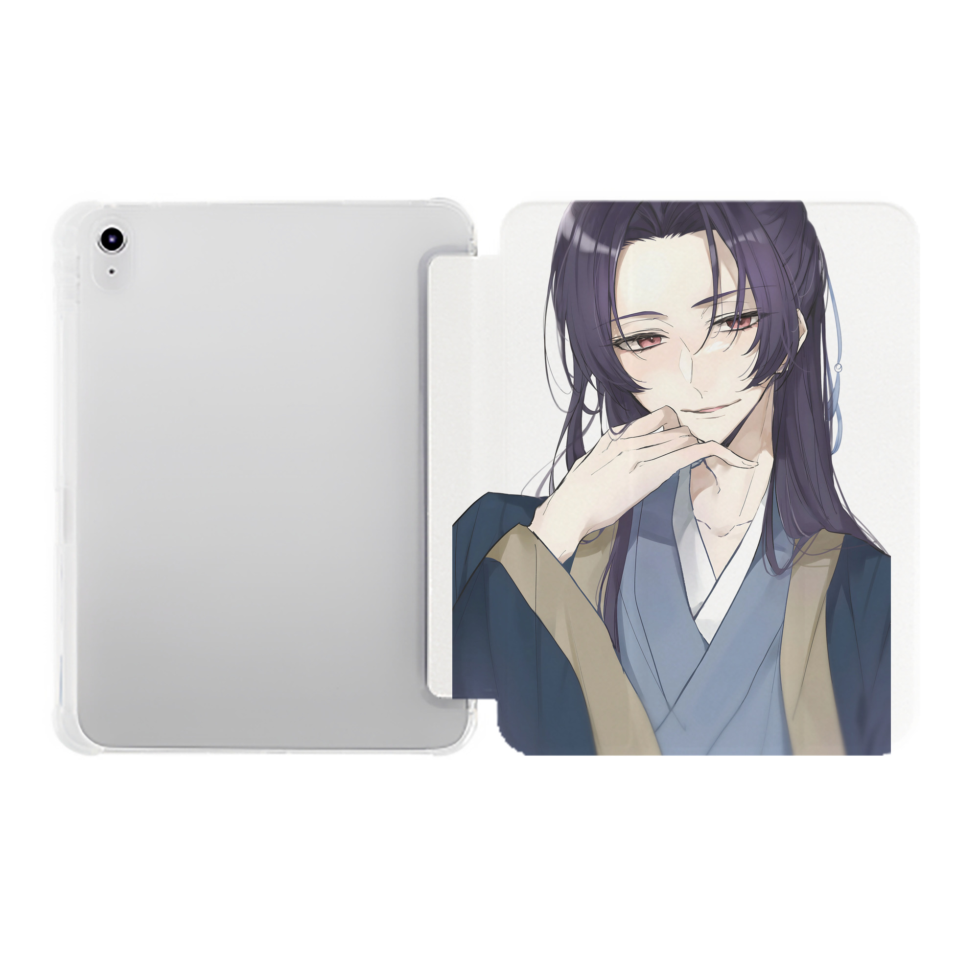 （画像用） 薬屋のひとりごと The Apothecary Diaries IPad ケース ペン収納付き 三つ折りスタンド PUレザー×シリコン 対応機種9.5/10.5/10.9インチ